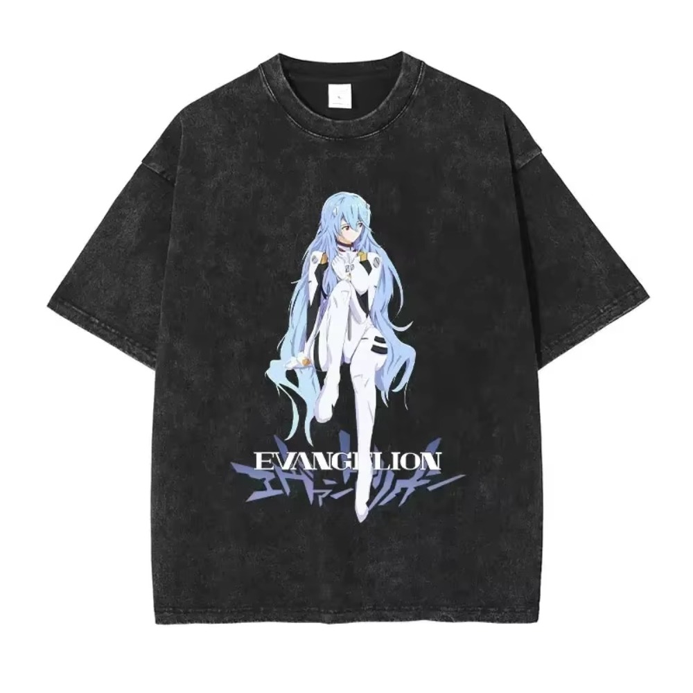 Anime Merchandise For Women - Oversized Men's T Shirts Clothes EVA