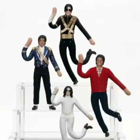 Michael Jackson Movable Joint  - Anime Merchandise Plush Toys ulasan dan harga