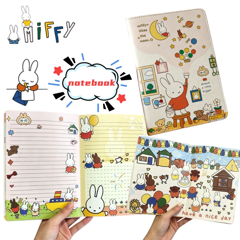 New B6 Miffy Cute Notebook Ill - Art Book Illustration ulasan dan harga