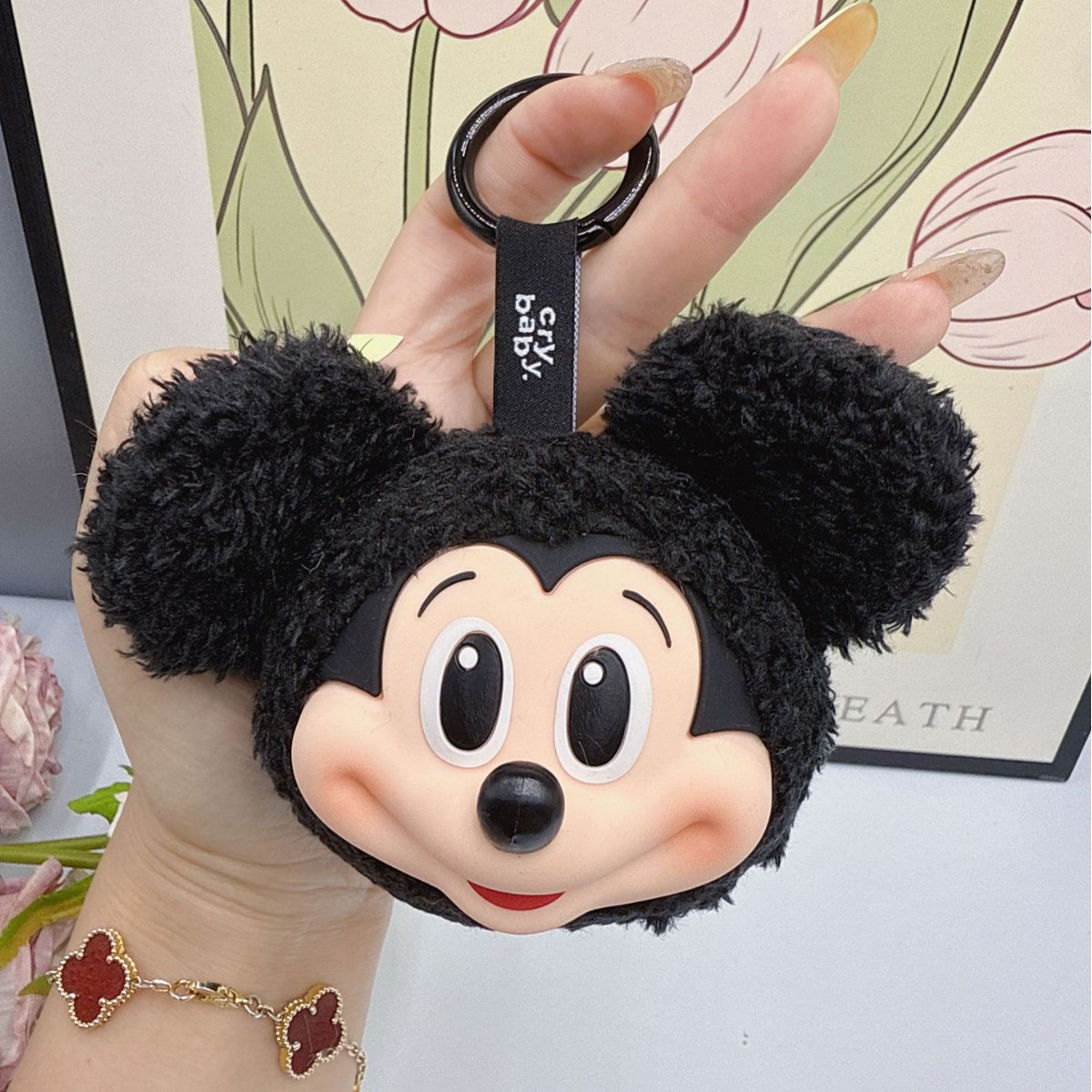 Mickey Minnie Plush Doll Keych - Anime Merchandise Plush Toys ulasan dan harga