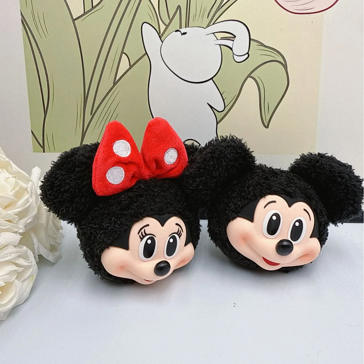 Mickey Minnie Plush Doll Keych - Anime Merchandise Plush Toys ulasan dan harga