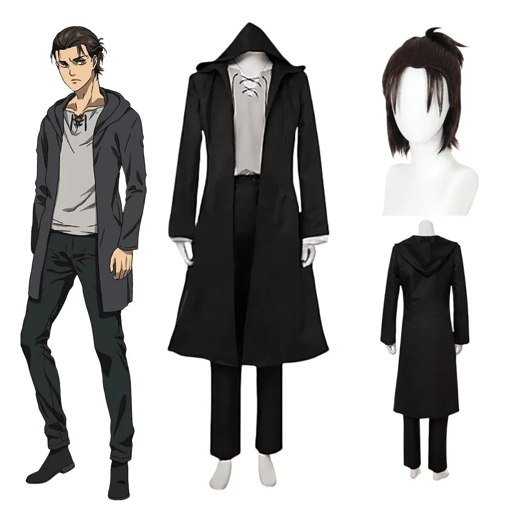 2026Eren Jaeger Cosplay Costum - Anime Merchandise Clothes ulasan dan harga