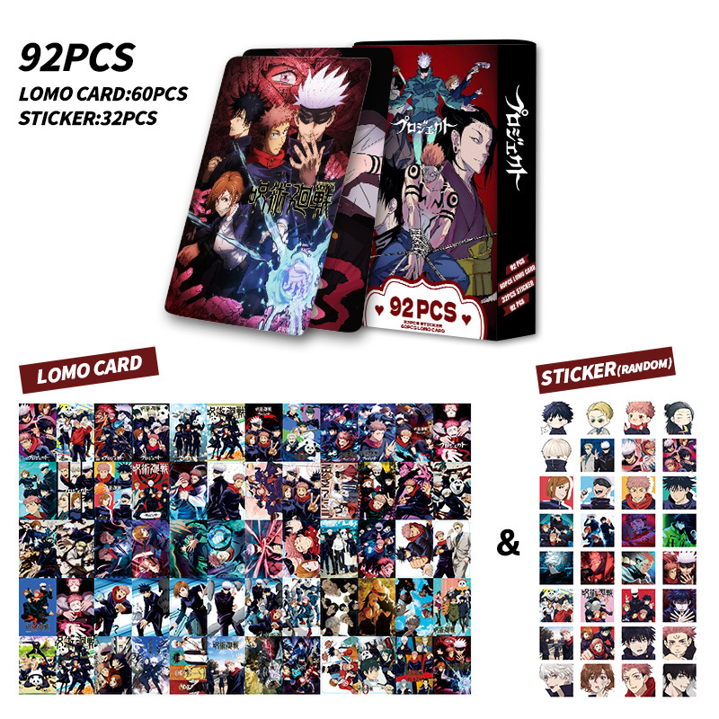 92 Pcs Cards Jujutsu Kaisen Do - Anime Merchandise Bag ulasan dan harga