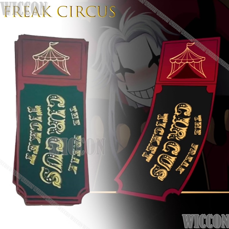 Freak Circus Ticket Card Red G - Anime Merchandise For Women ulasan dan harga