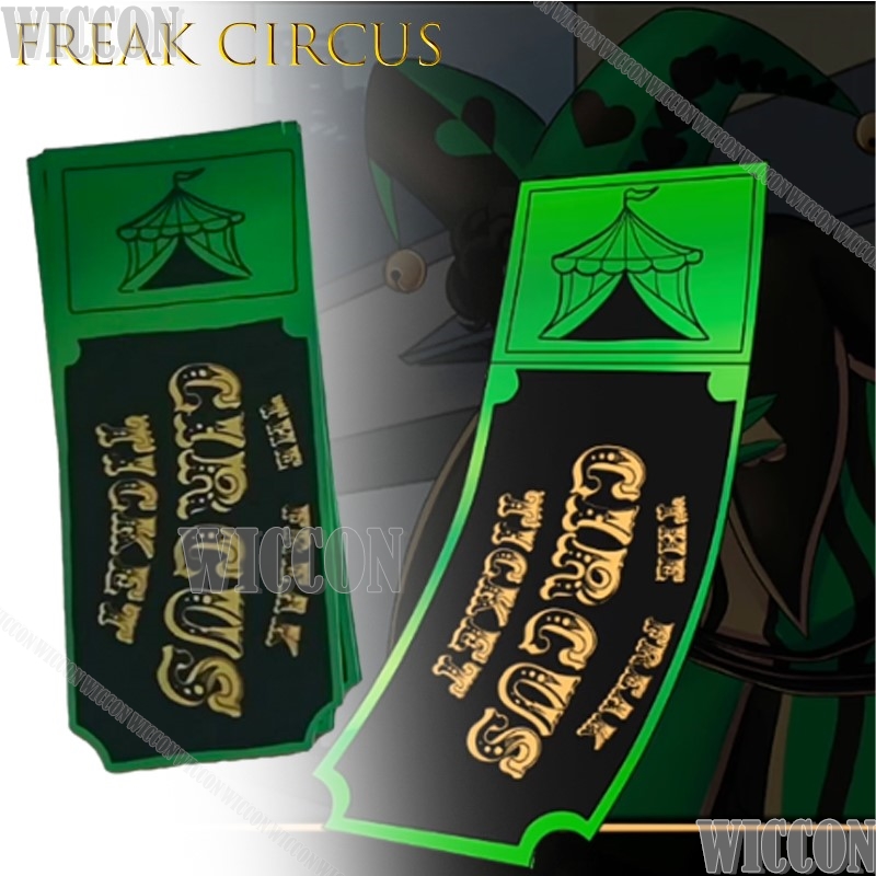 Freak Circus Ticket Card Red G - Anime Merchandise For Women ulasan dan harga