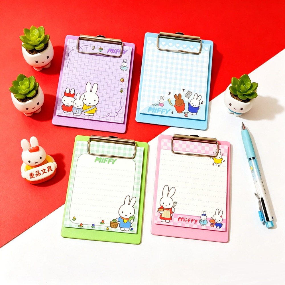 4PCS Miffy Kawaii Small Clamp  - Art Book Illustration ulasan dan harga