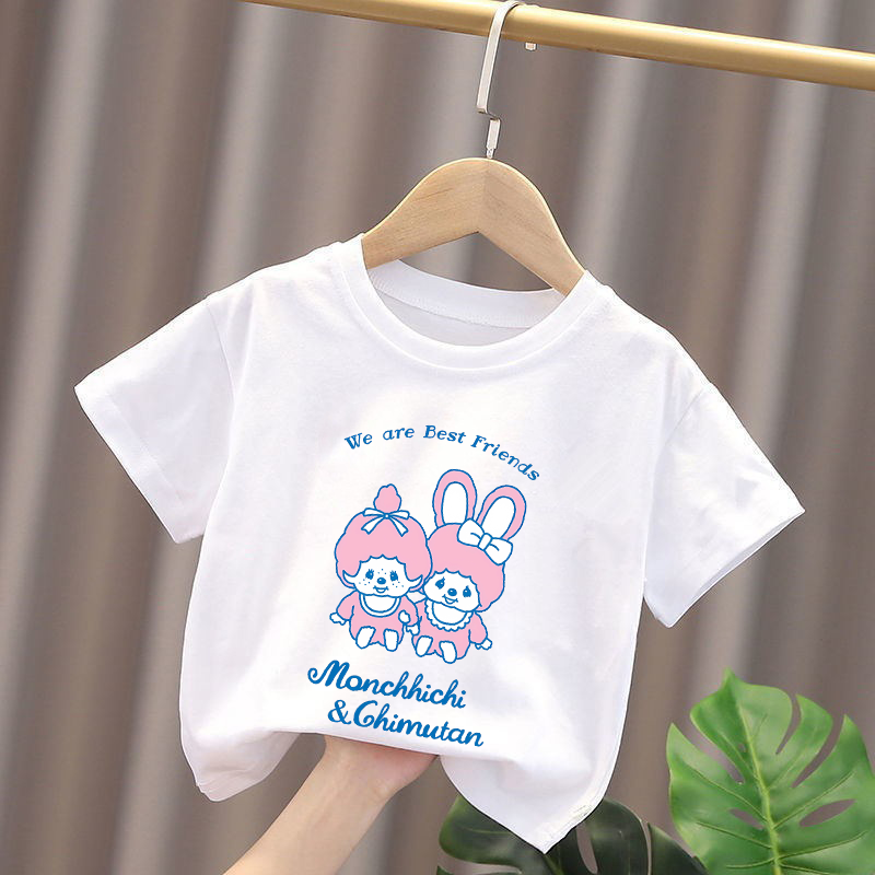 Monchhichi Kids T-shirts Anime - Anime Merchandise Clothes ulasan dan harga