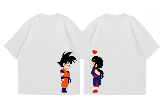 Goku or Milk Chi Chi Couple T  - Anime Merchandise For Women ulasan dan harga