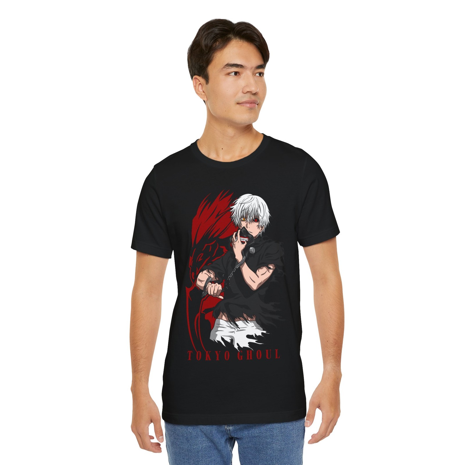 Tokyo Ghoul Anime Tee, Unisex  - Anime Merchandise For Men ulasan dan harga