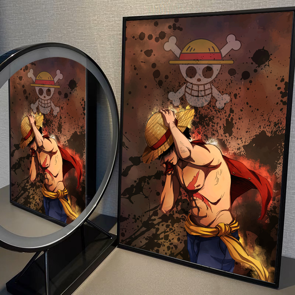 One Piece Anime Canvas Poster  - Anime Merchandise Posters ulasan dan harga