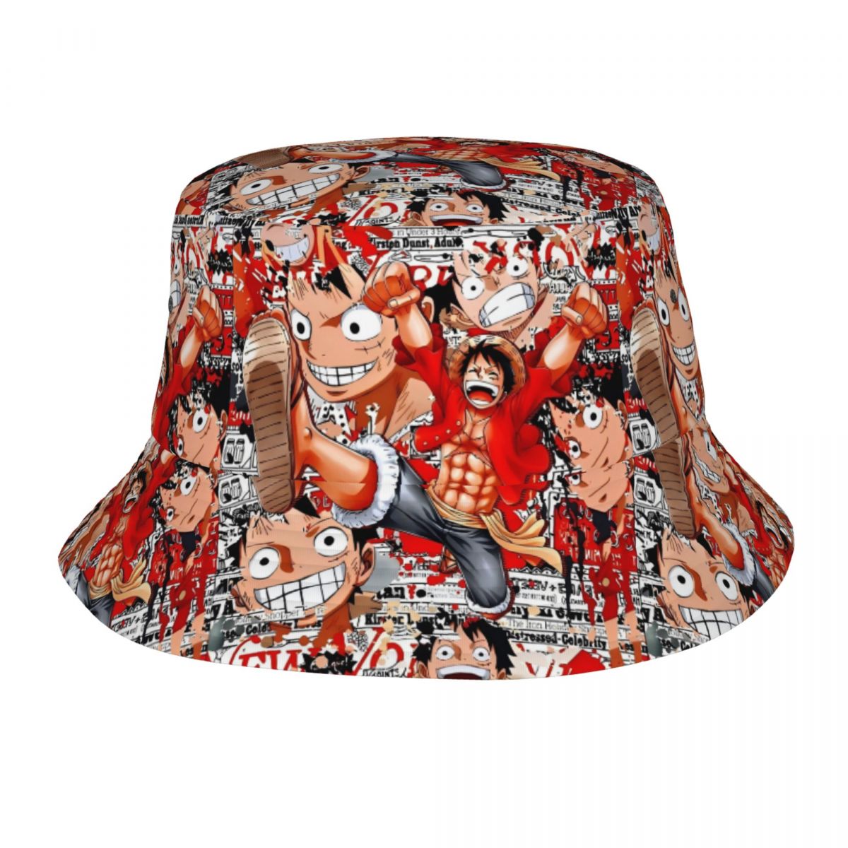 Anime One Piece Luffy Bucket H - Anime Merchandise For Men ulasan dan harga
