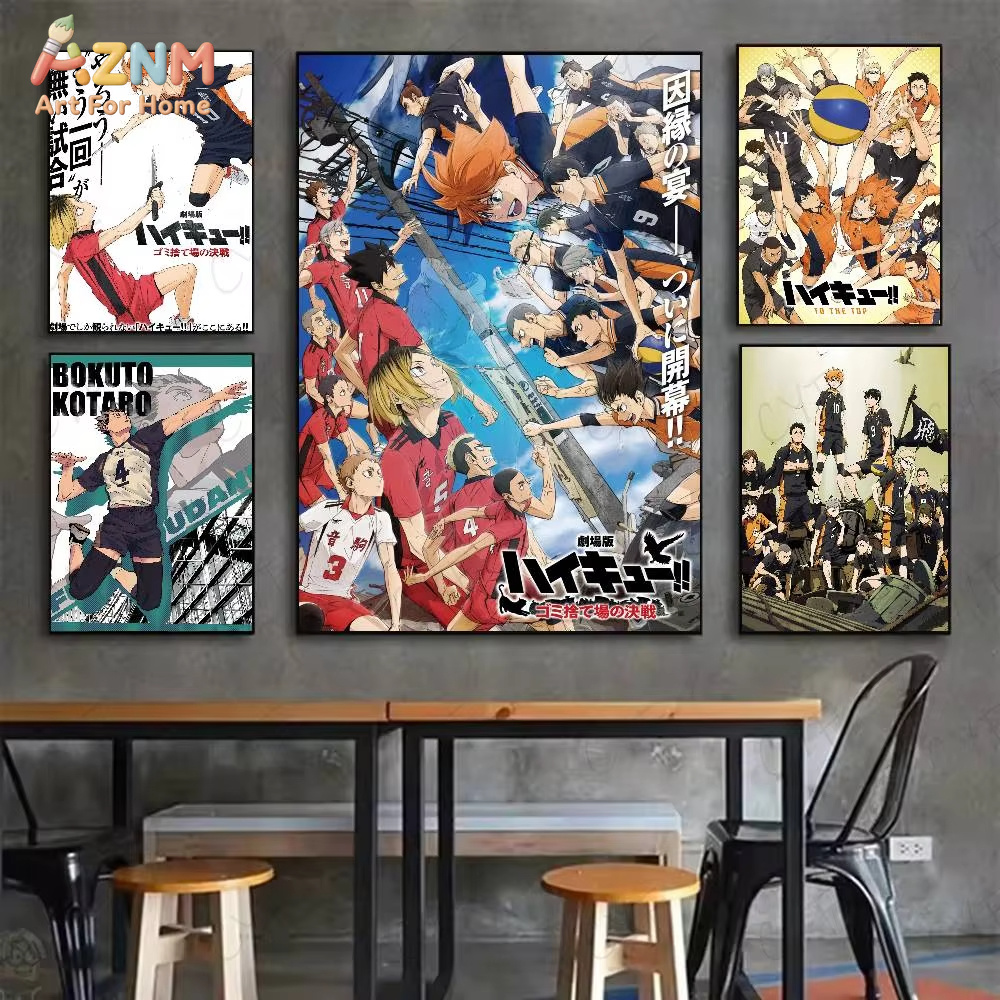 1PC ， H-Haikyuu Hot Anime Post - Anime Merchandise Posters ulasan dan harga